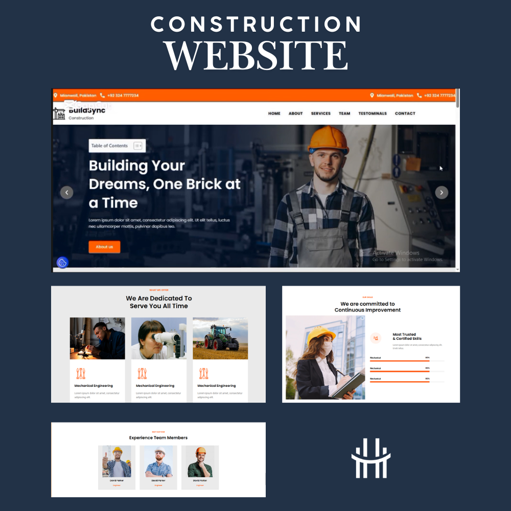 Construction Web Design